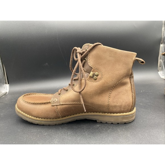 GBX Layne Mens Brown Lace Up Moc‎ Toe Leather Ankle Chukka Boots Size 12M main image 12